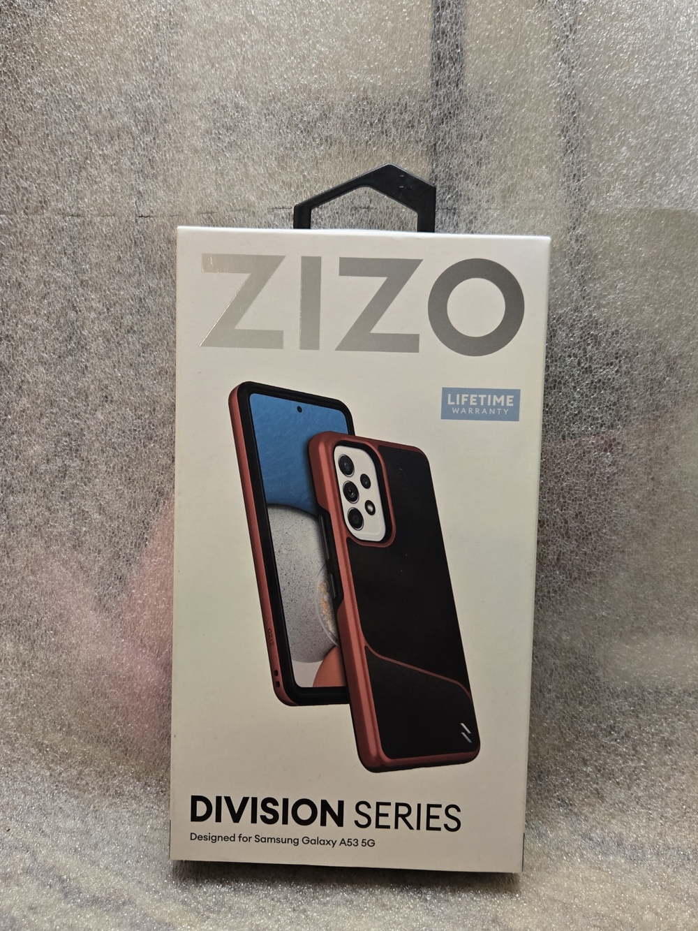 ZIZO Division Series Phone Case for Samsung Galaxy A53 5G — Red & Black